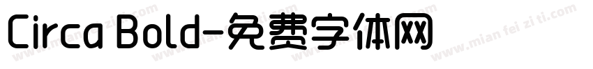Circa Bold字体转换